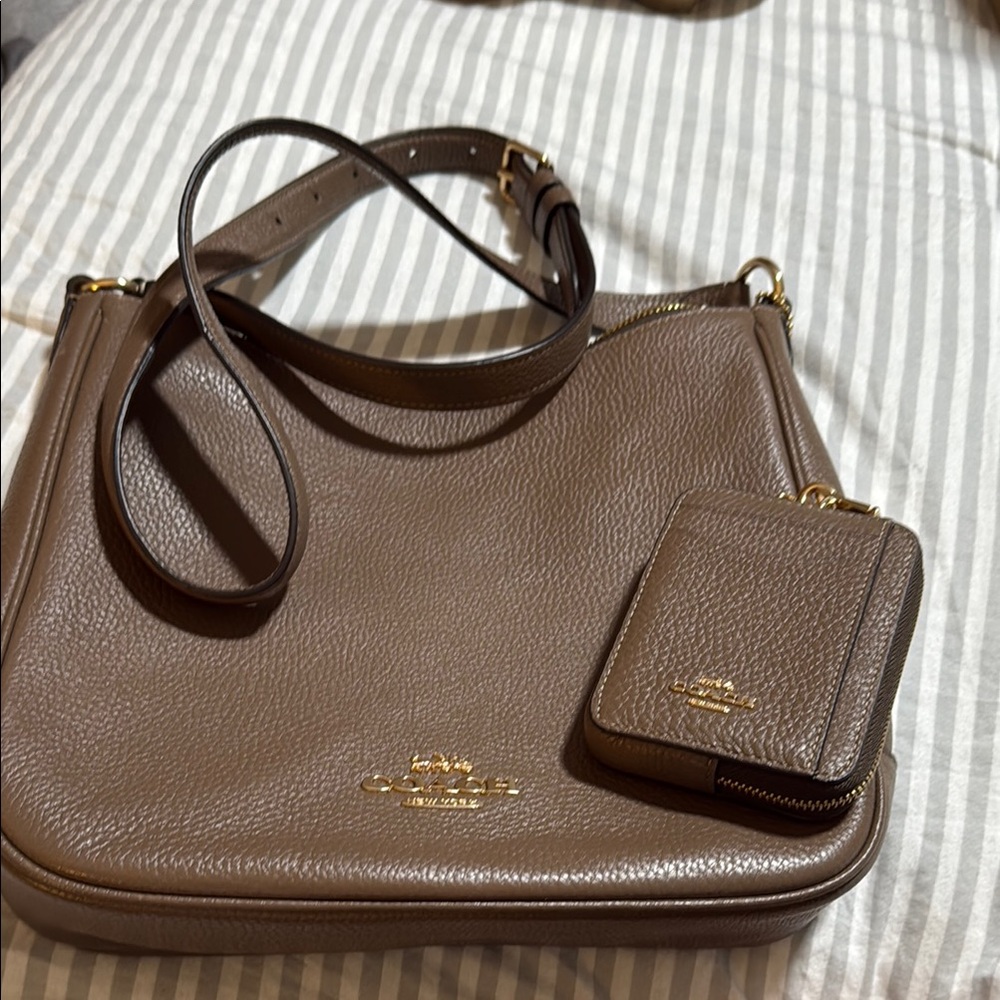 Coach Ellie file bag and zip card case